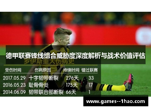 德甲联赛锋线组合威胁度深度解析与战术价值评估